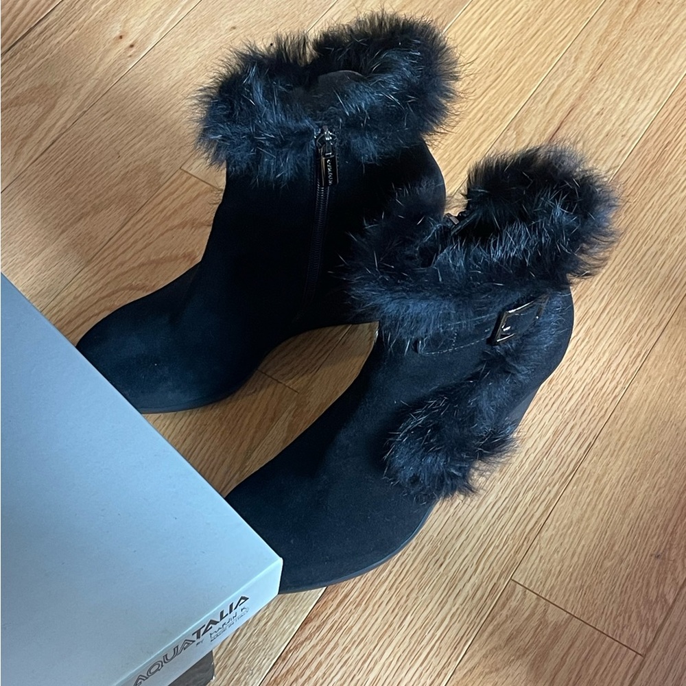 Aquatalia black boots